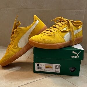 PUMA Palermo Yellow Sizzle-Alpine Snow men’s 7/ women’s 8.5